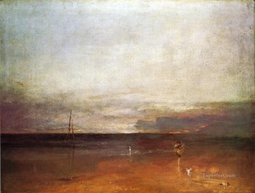 Rocky Bay with Figures2 Romantic Turner Oil Paintings